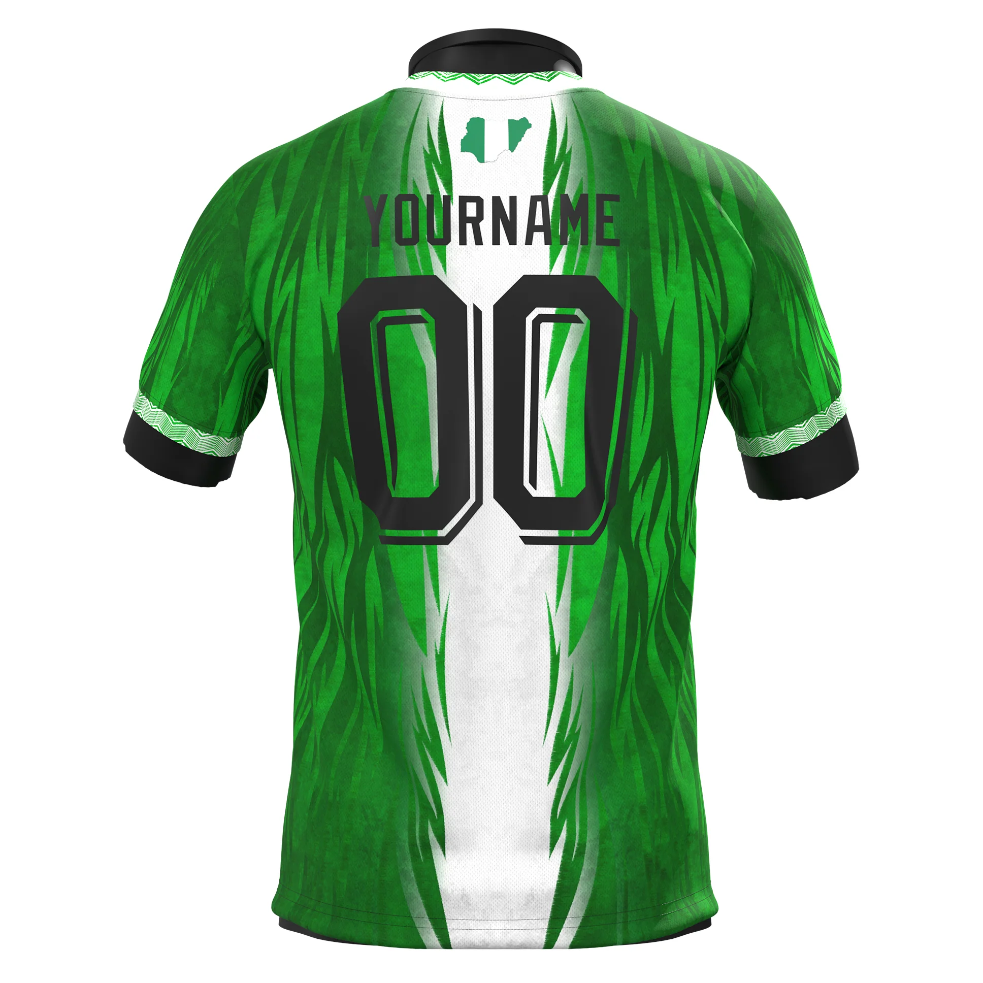 Nigeria Heritage Custom Football Jersey - Image 8