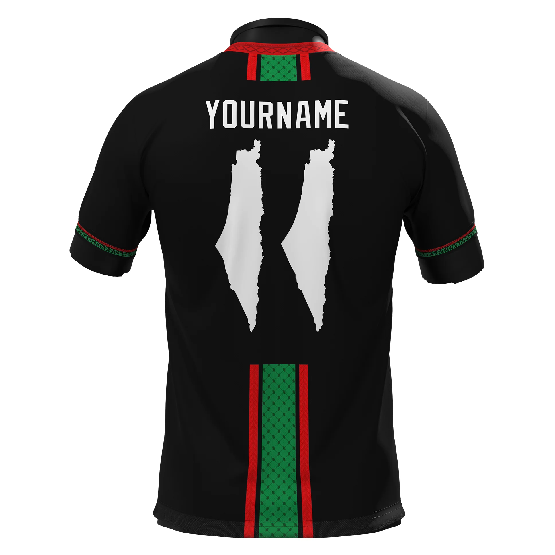 Palestine Heritage Custom Football Jersey - Image 6