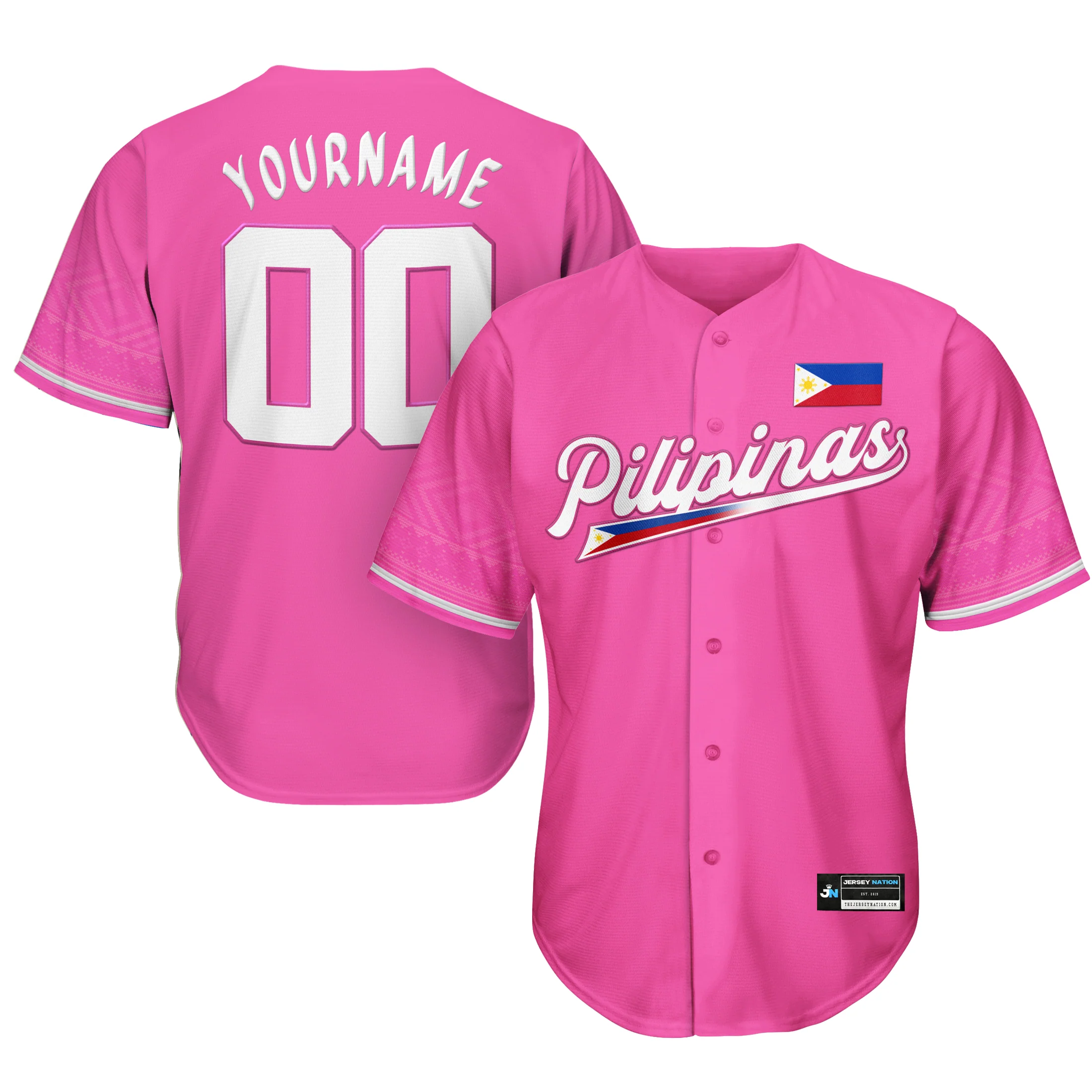 Philippines Heritage Custom Baseball Jersey - Image 36