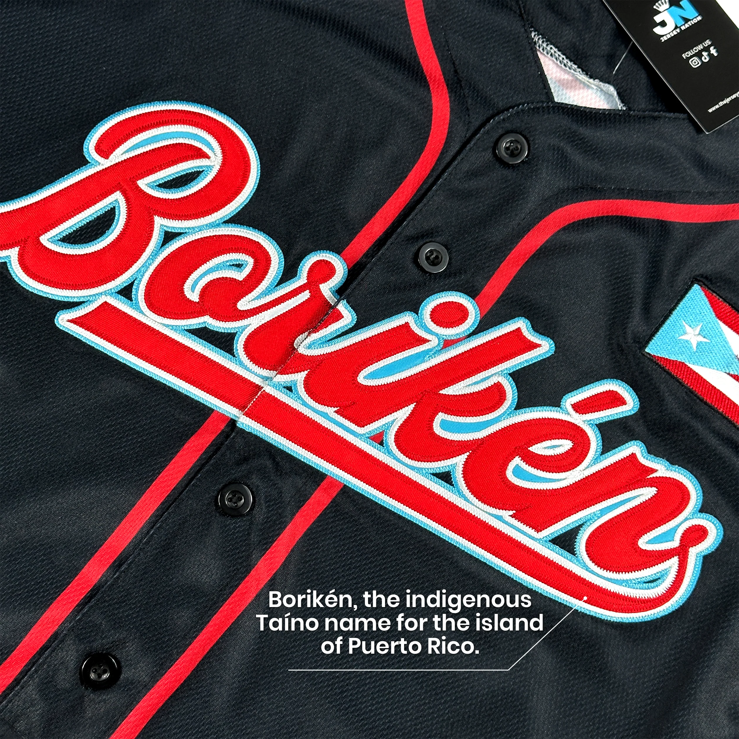 Puerto Rico Heritage Custom Baseball Jersey - Image 28