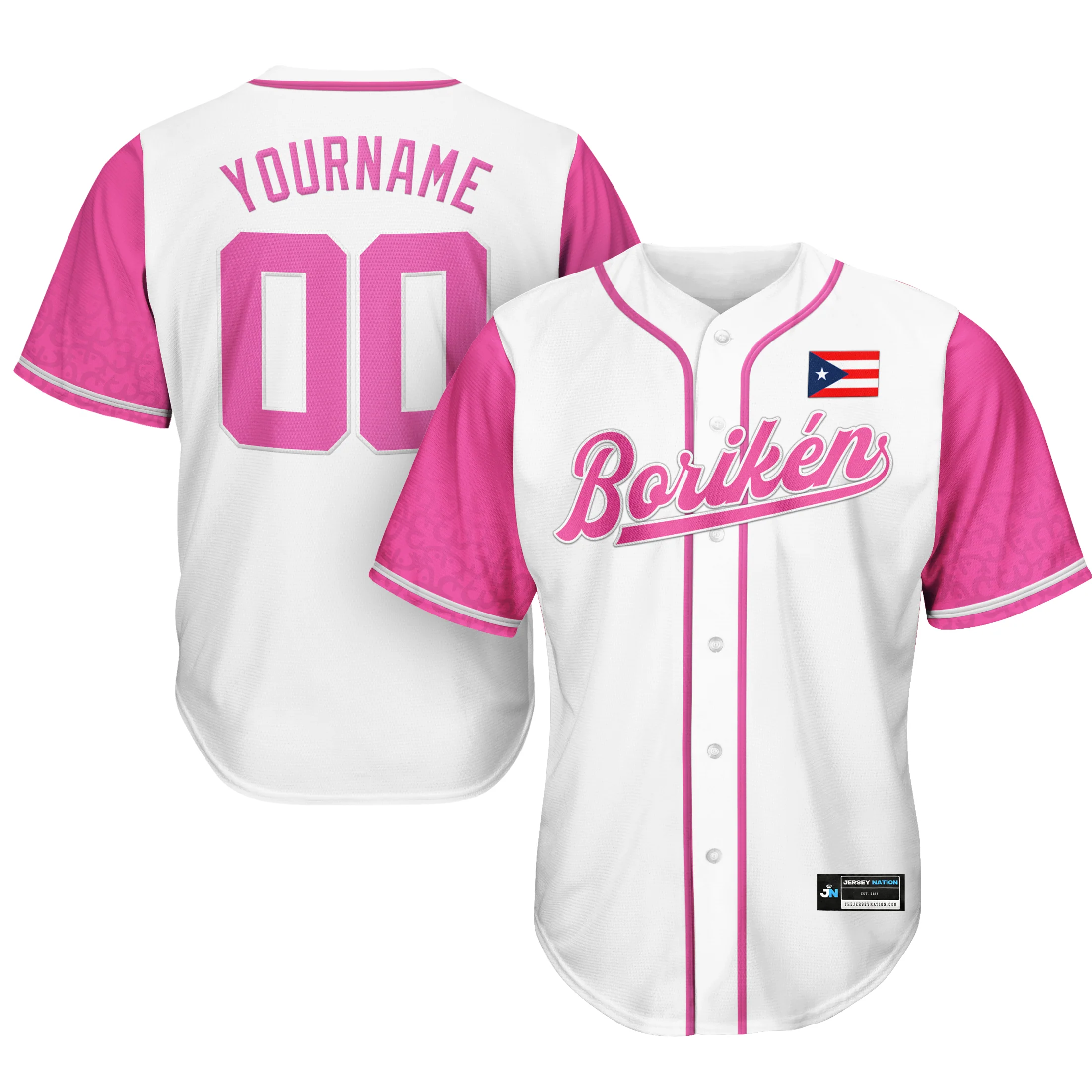 Puerto Rico Heritage Custom Baseball Jersey - Image 40