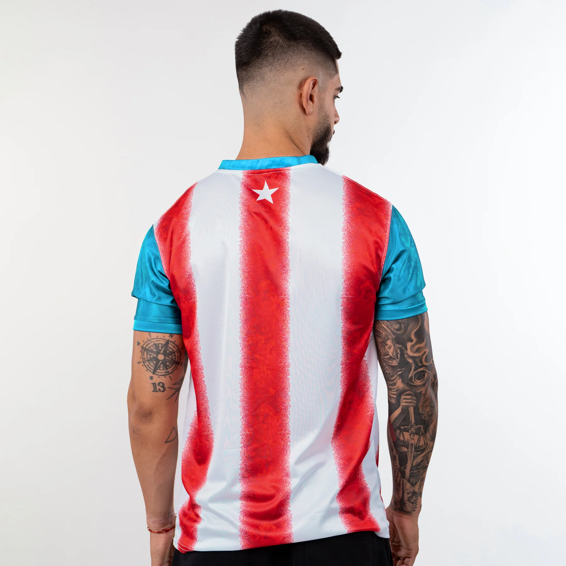 Puerto Rico Heritage Custom Football Jersey - Image 15