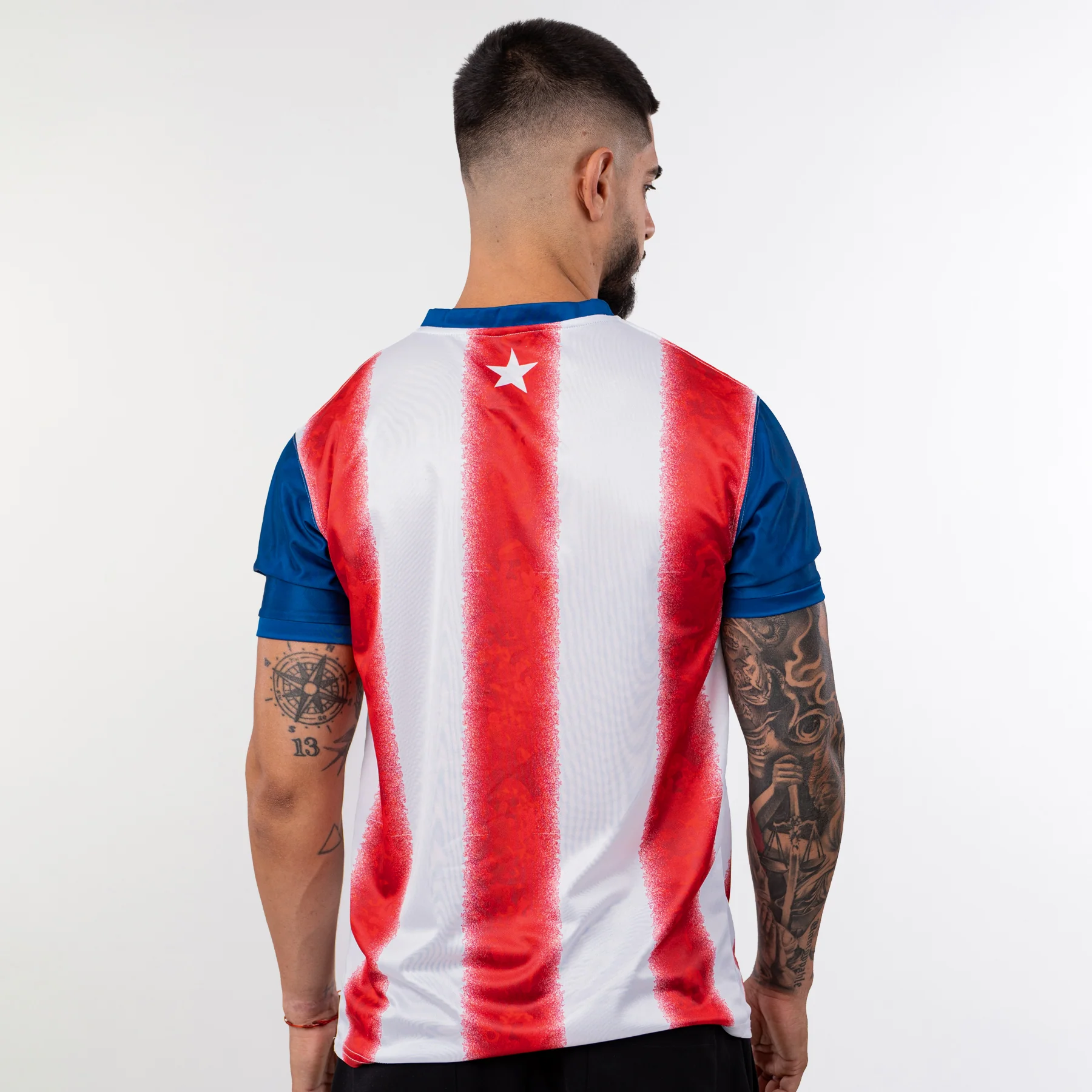 Puerto Rico Heritage Custom Football Jersey - Image 4