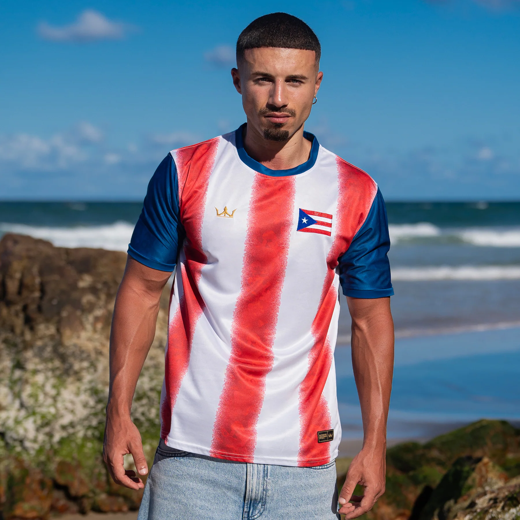 Puerto Rico Heritage Custom Football Jersey - Image 6
