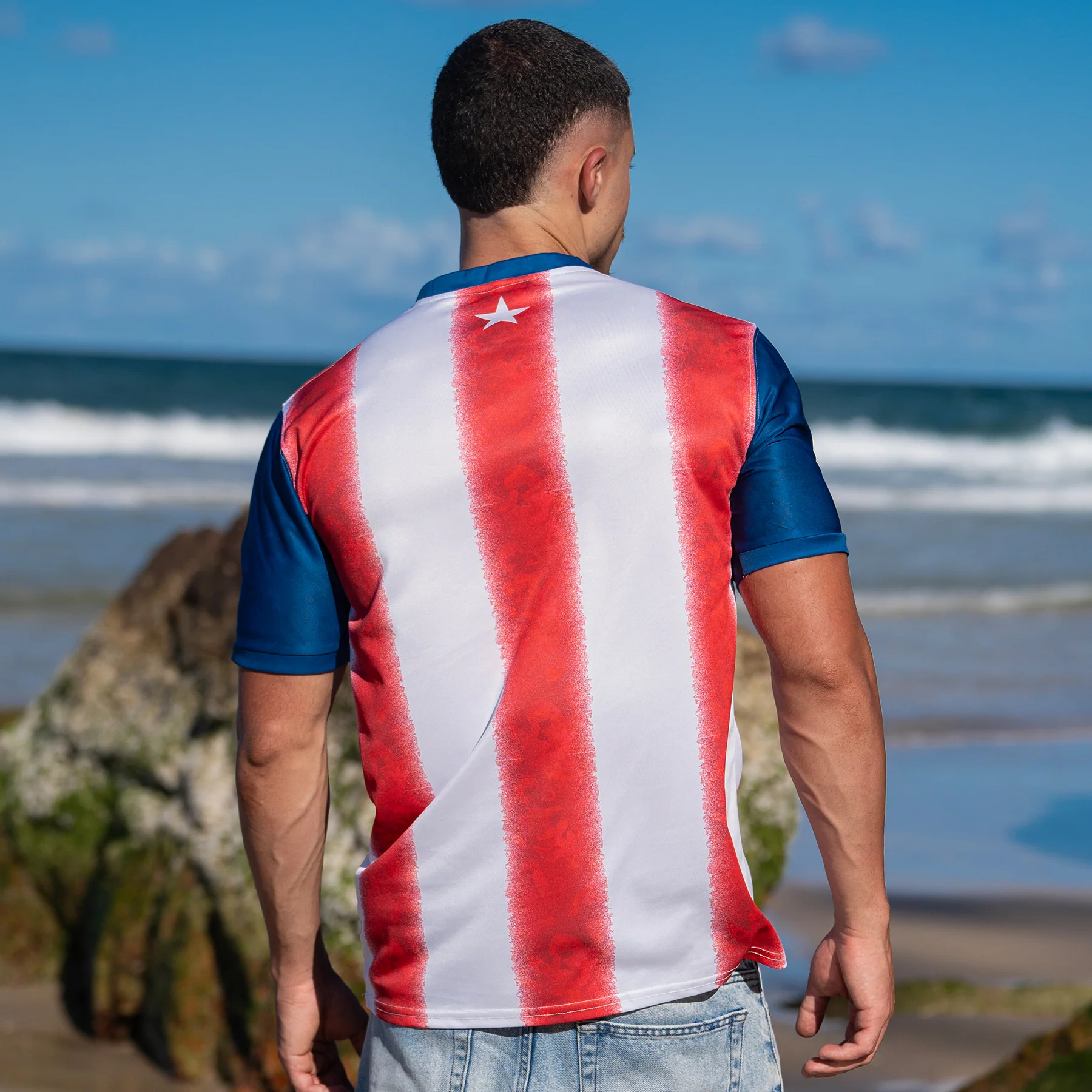 Puerto Rico Heritage Custom Football Jersey - Image 7