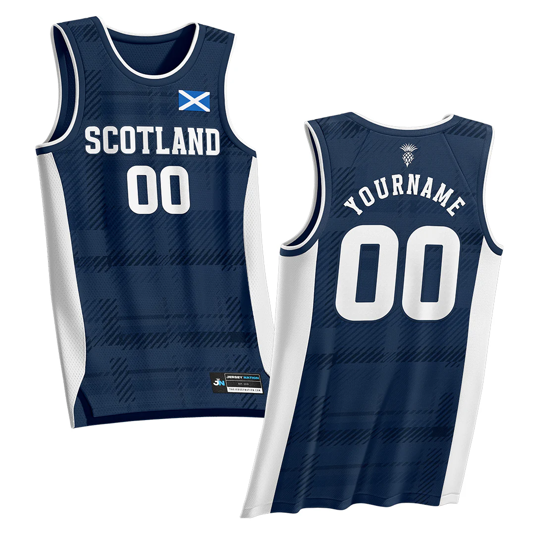 Scotland Heritage Custom Basketball Jersey
