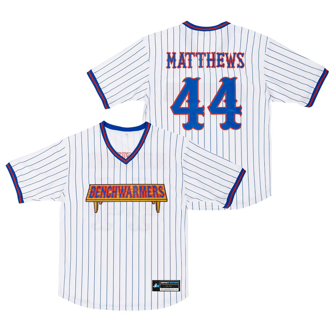 The Benchwarmers Clark Reedy, Richie Goodman, Gus Matthews, Howie Goodman Baseball Jerseys - Image 11