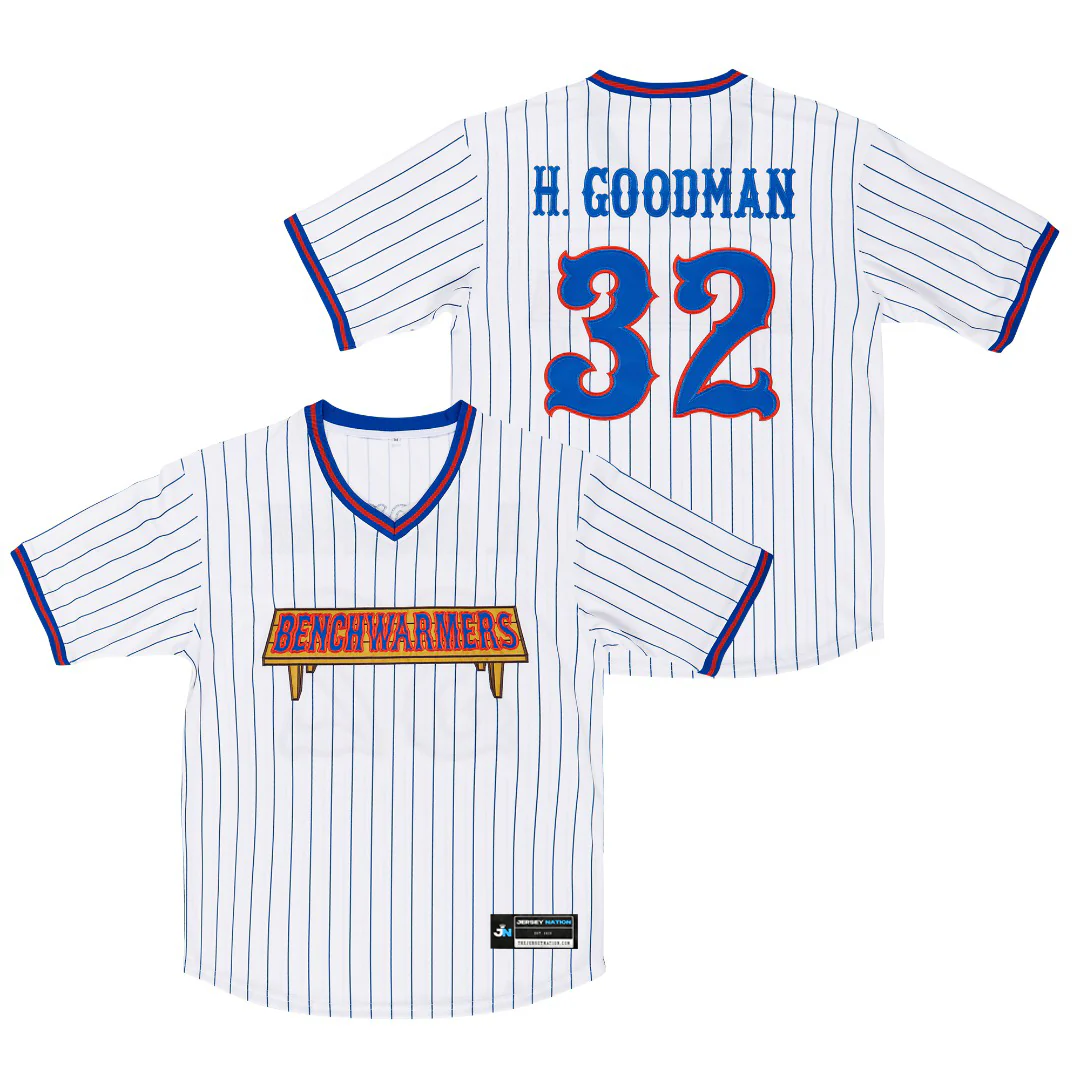 The Benchwarmers Clark Reedy, Richie Goodman, Gus Matthews, Howie Goodman Baseball Jerseys - Image 8