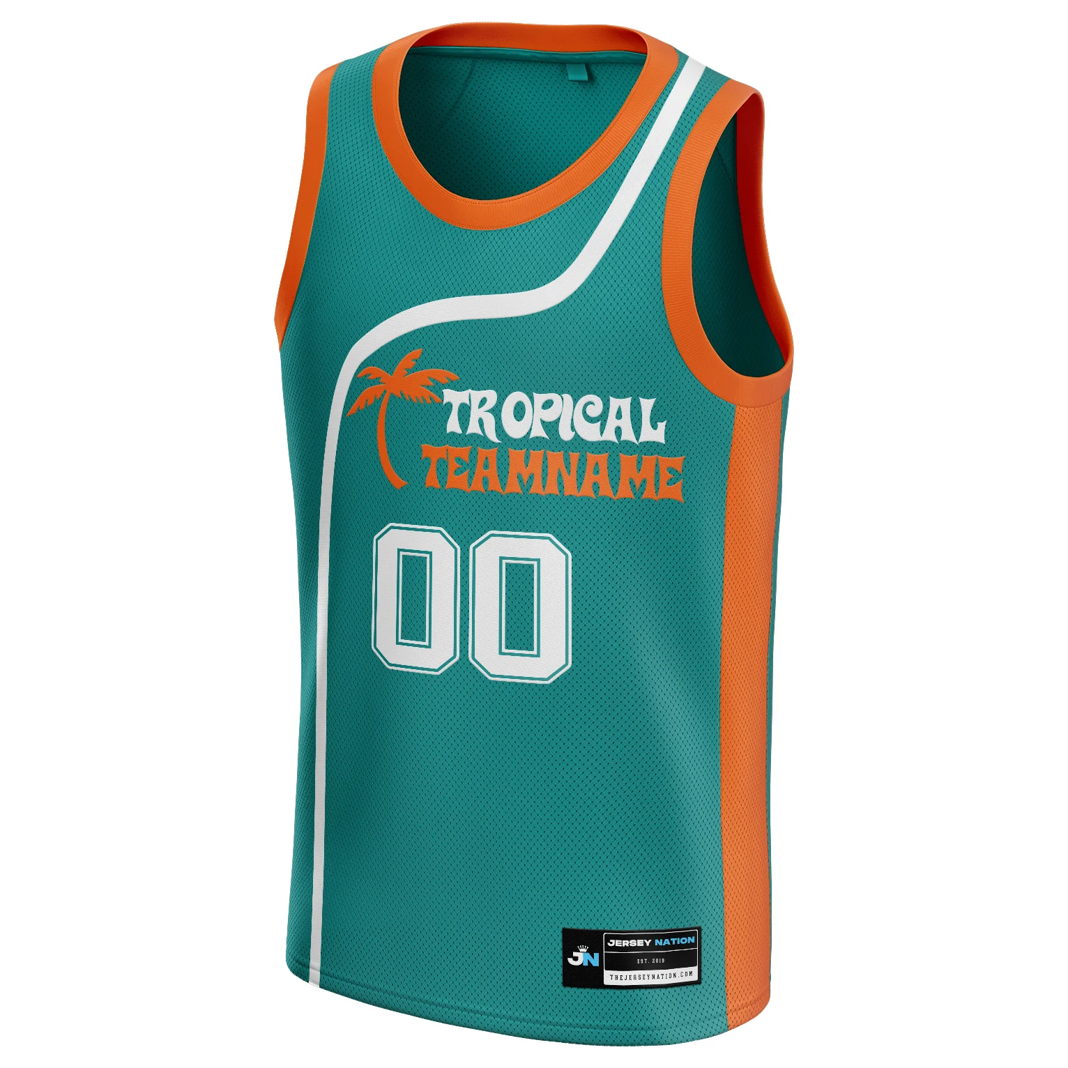 Tropical Custom Basketball Jersey - Image 2