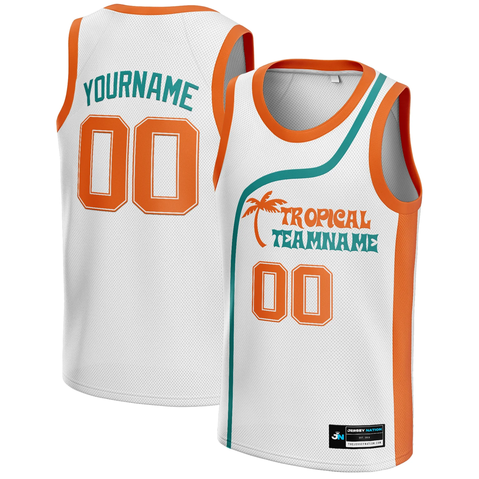 Tropical Custom Basketball Jersey - Image 5