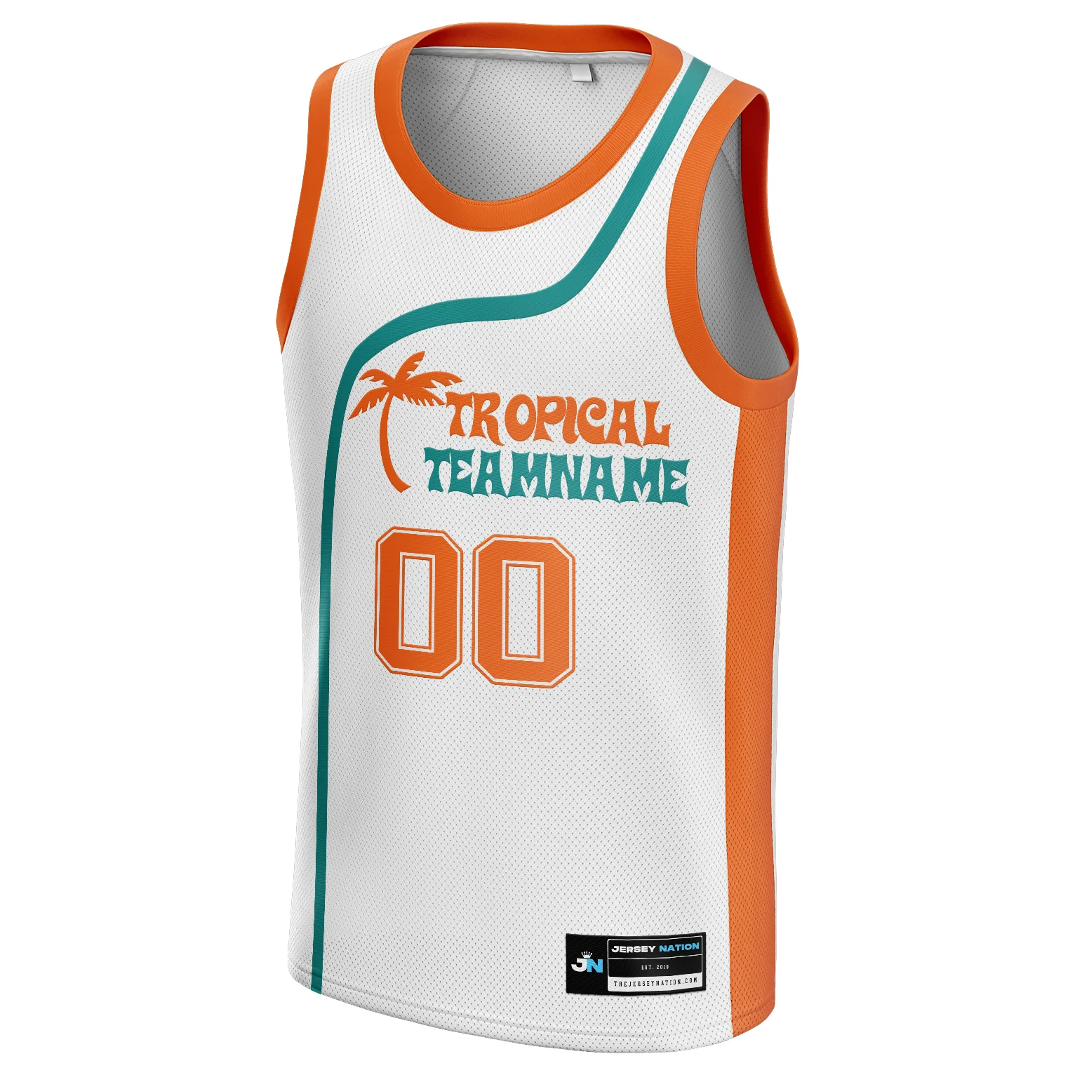 Tropical Custom Basketball Jersey - Image 6