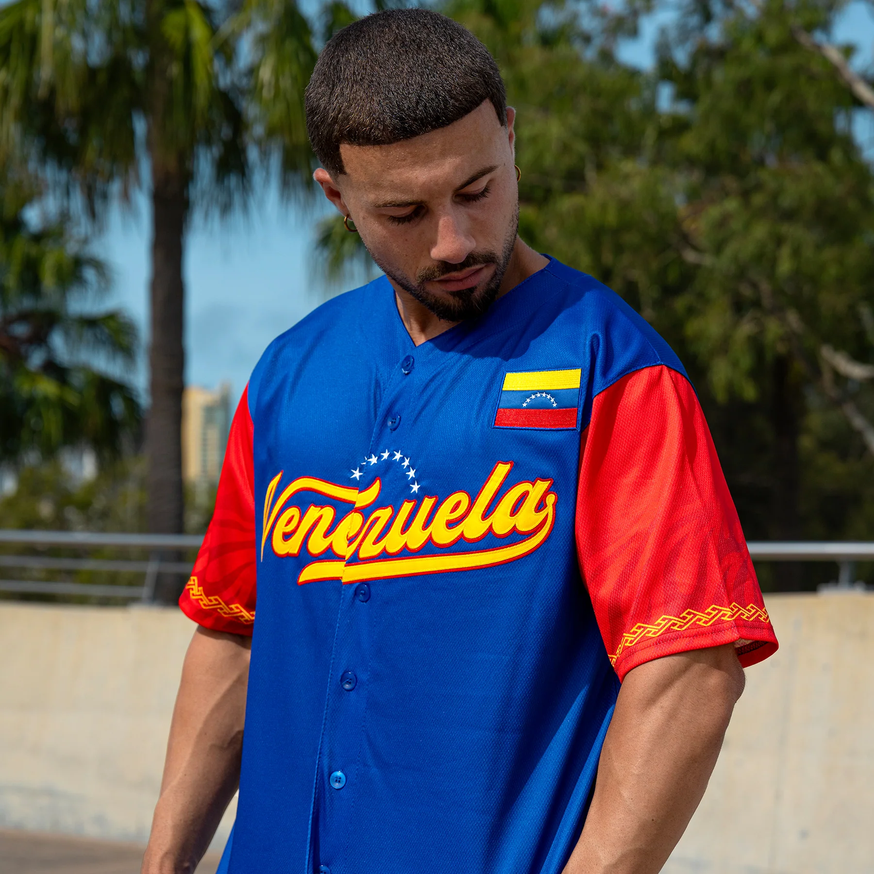 Venezuela Heritage Custom Baseball Jersey - Image 3