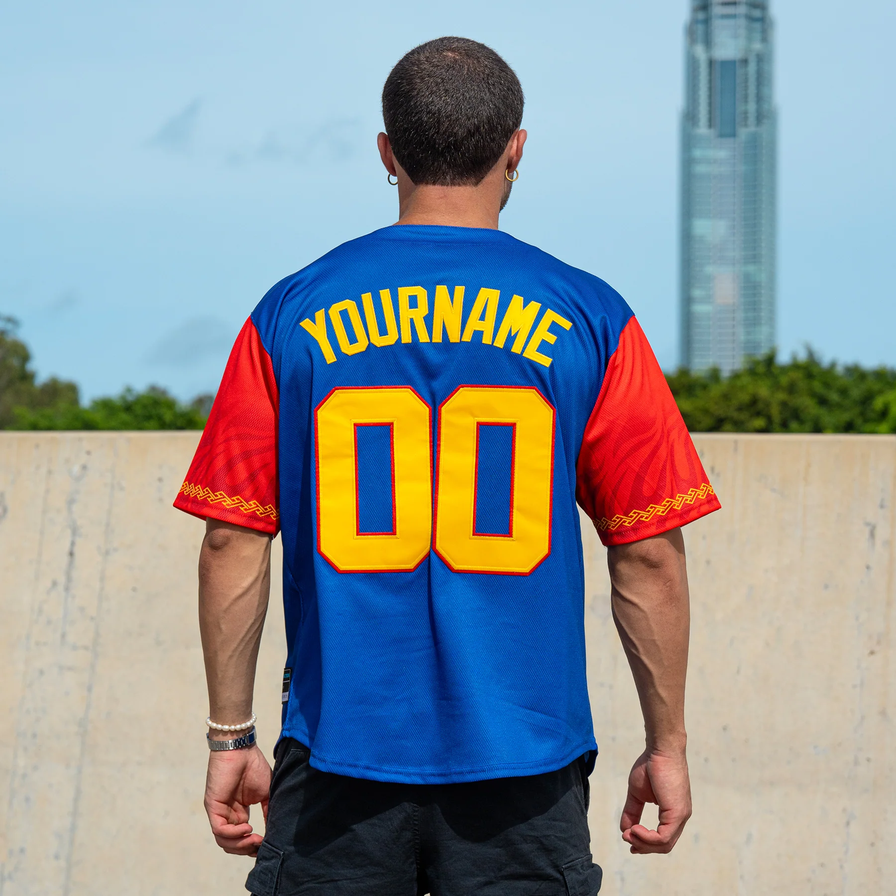 Venezuela Heritage Custom Baseball Jersey - Image 4
