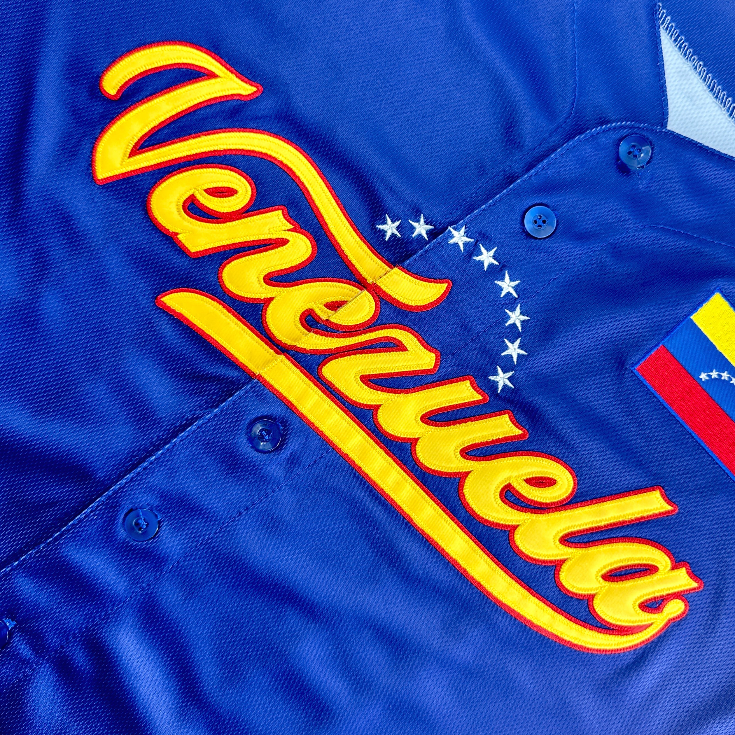Venezuela Heritage Custom Baseball Jersey - Image 8