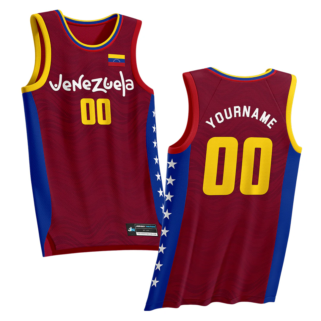 Venezuela Heritage Custom Basketball Jersey