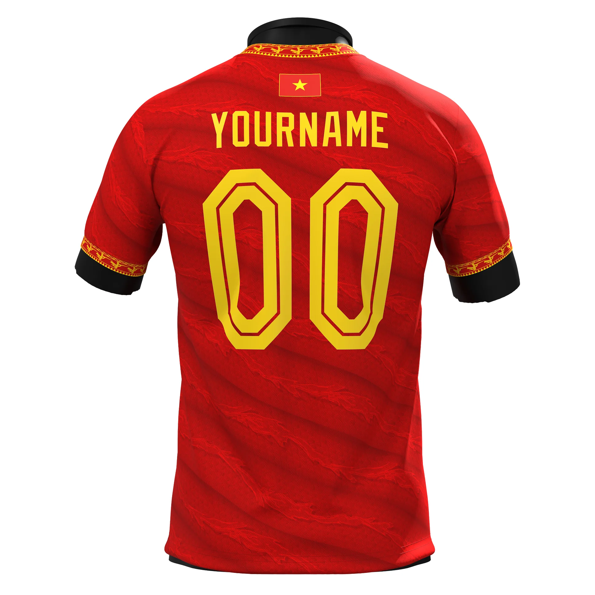 Vietnam Heritage Custom Football Jersey - Image 2