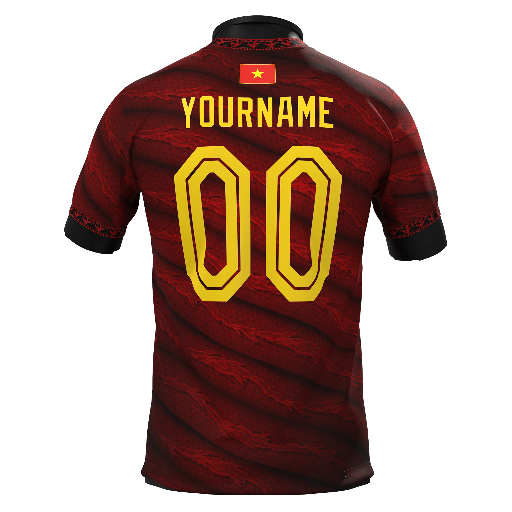 Vietnam Heritage Custom Football Jersey - Image 8